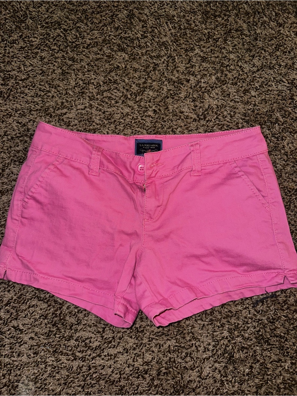 Pink Women’s us polo Shorts - Classic Casual